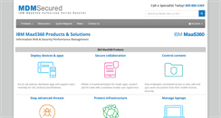 Desktop Screenshot of mdmsecured.com