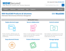 Tablet Screenshot of mdmsecured.com